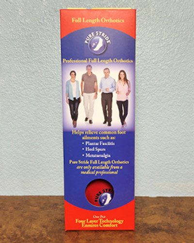 Pure Stride Professional Full Length Orthotics Pure Stride's OTC Inserts