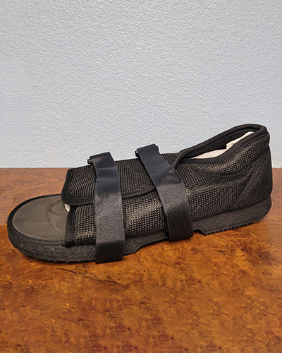 A post-operative footwear Post-Op Shoe