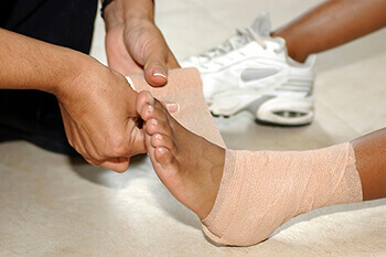 Sprained ankle treatment in the Clark County, NV: Las Vegas (North Las Vegas, Spring Valley, Sunrise Manor, Paradise, Enterprise, Henderson, Whitney, Winchester, Summerlin South) areas